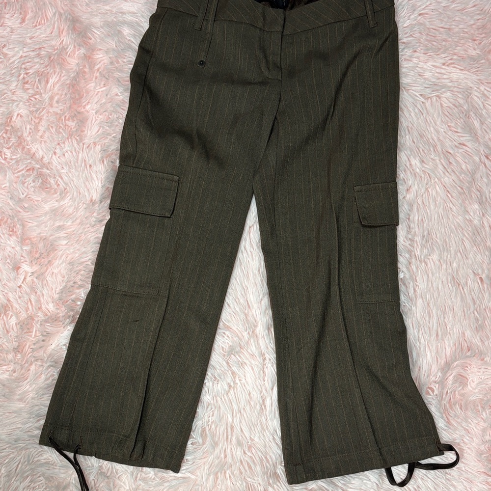 Arden B Olive Green Cargo Pants